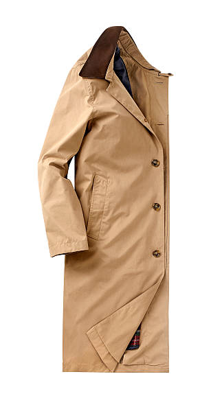 Weather-Resistant Overcoat — Organic Fabric Detail